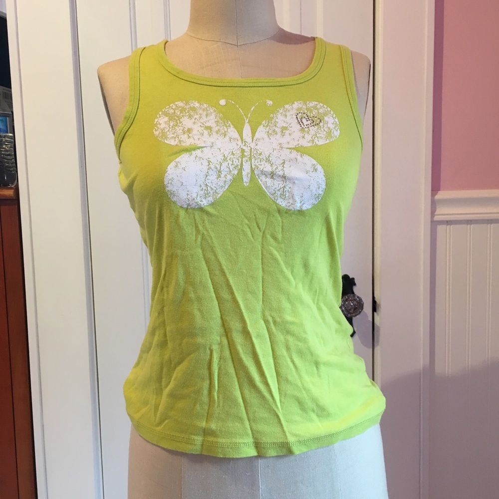Lime green CHILDREN'S PLACE tank top